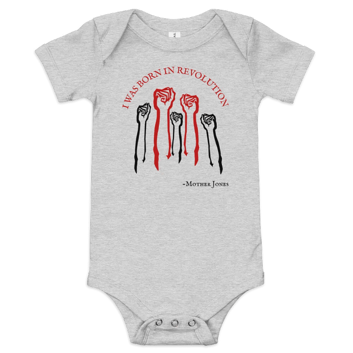 Born in Revolution Mother Jones Baby Bodysuit product image (1)