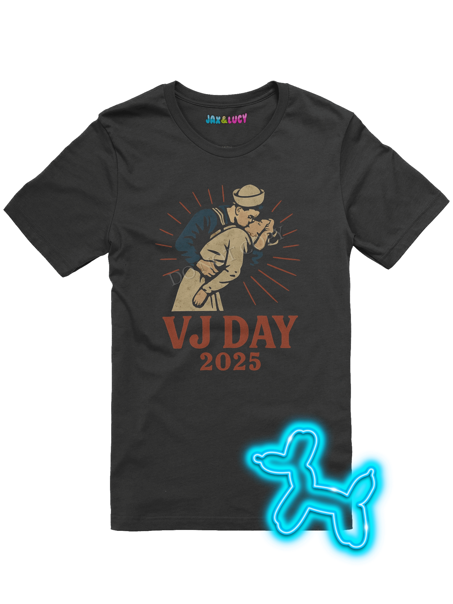 VJ Day 2025 Commemorative T-Shirt – Classic Sailor & Nurse Design product image (1)