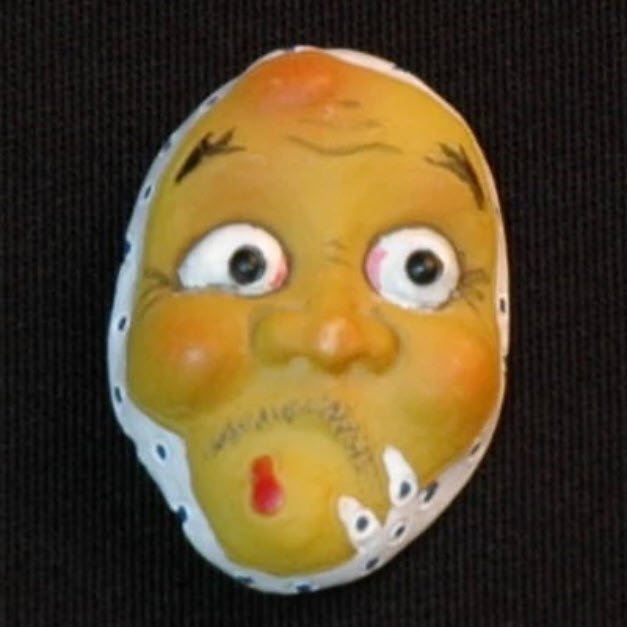 Japanese Usobuki Mask Hyotoko - Miniature Plastic Model product image (1)