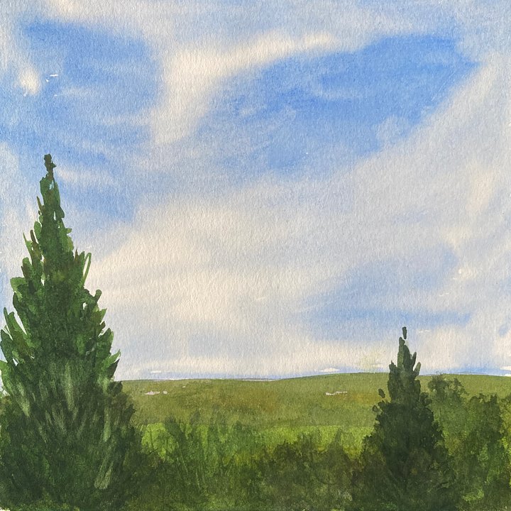 Original watercolor painting: High Summer product image (1)