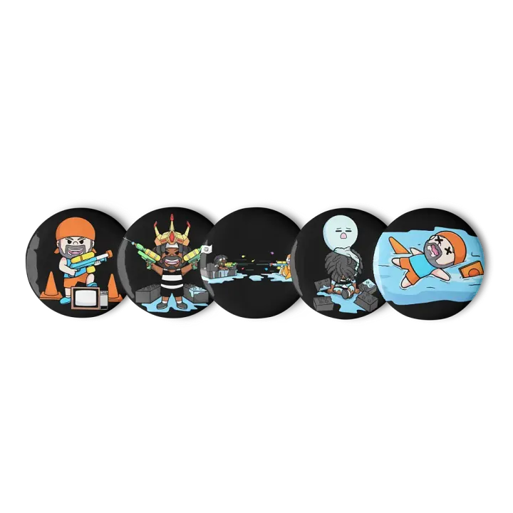 Hydrate War!!! (Pin Set) product image (1)
