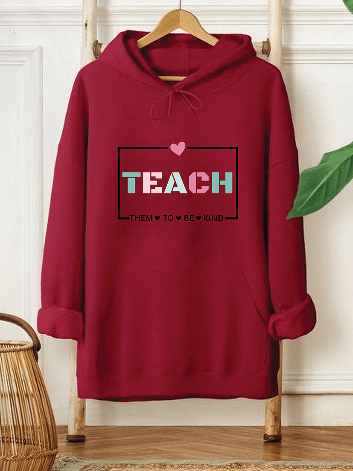 TEACH THEM TO BE KIND Hoodie product image (1)