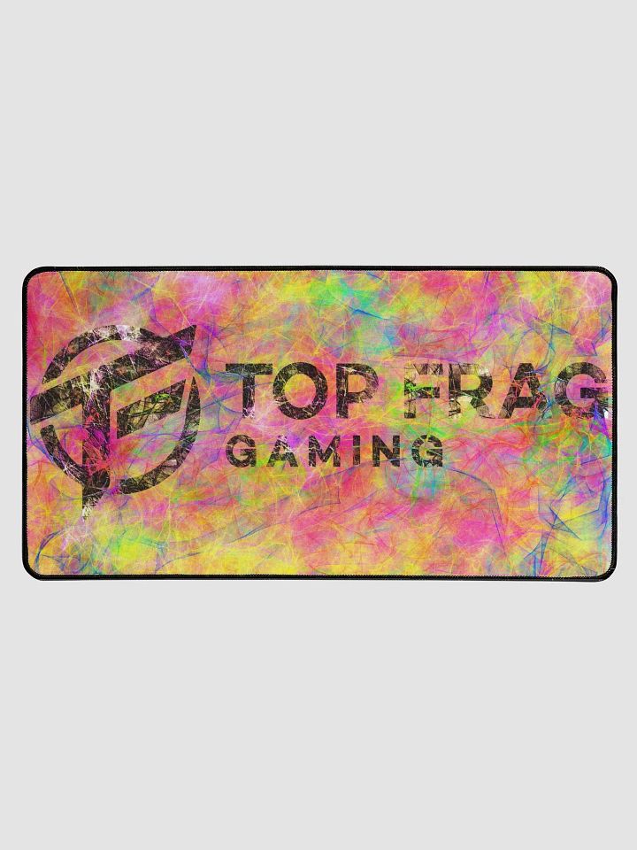 TopFrag™ Colorful Ink Stamp Logo Desk Mat 15.5" x 31.5" product image (1)