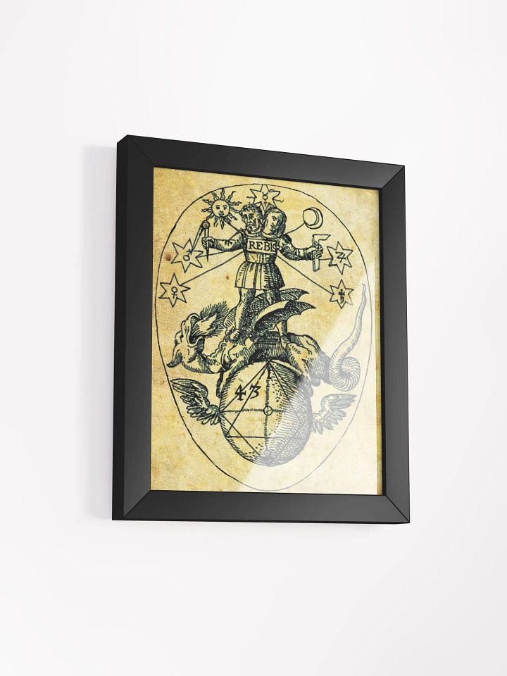 Hermes Trismegistus REBIS, Alchemy Art Print, Occult Wall Art, Ancient Poster, Magick Illustration, Sacred Geometry Decor, Esoteric Home Decor, Scroll Print product image (46)