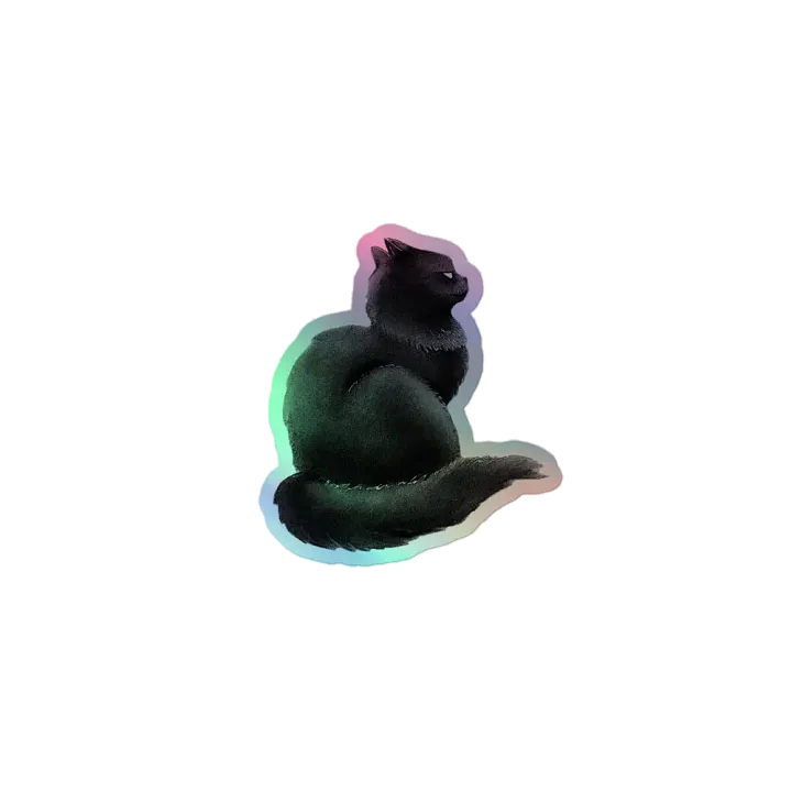 Mystical Feline Holographic Sticker Set product image (1)