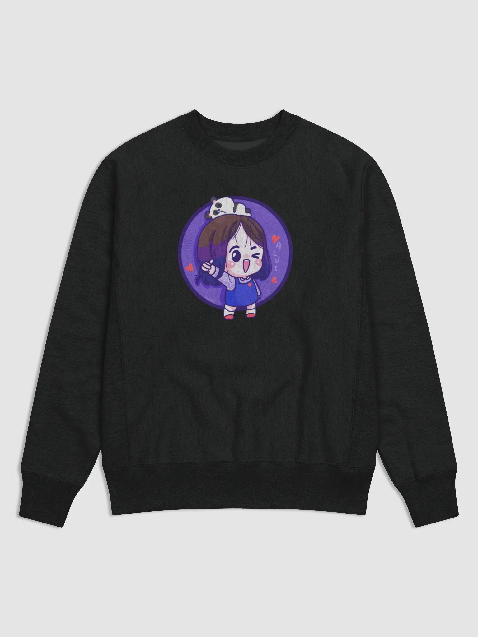 Stef Alvi Thumbs Up Logo Champion Crewneck product image (2)