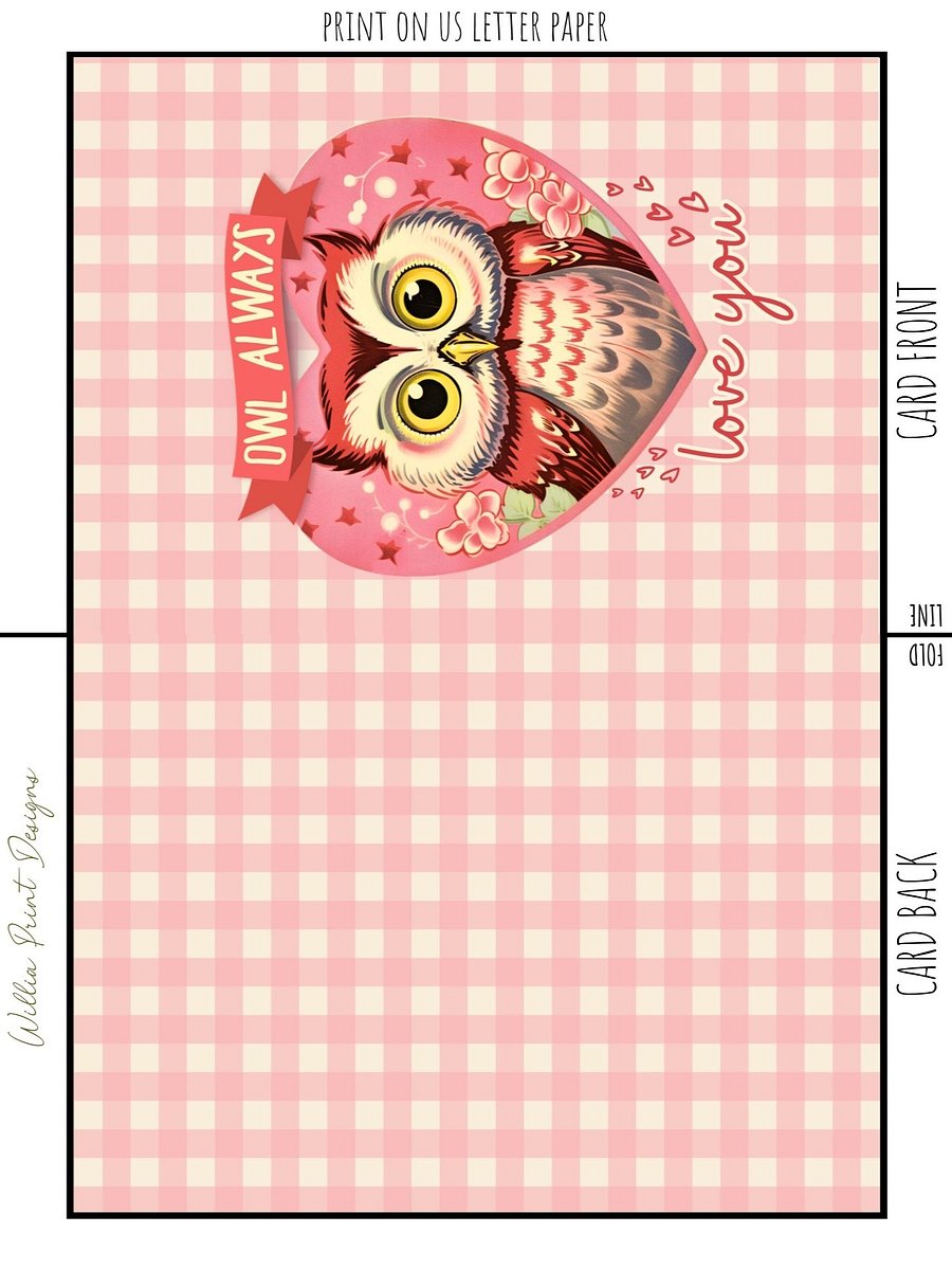 Owl Always Love You for Anniversary or Valentine Card product image (3)