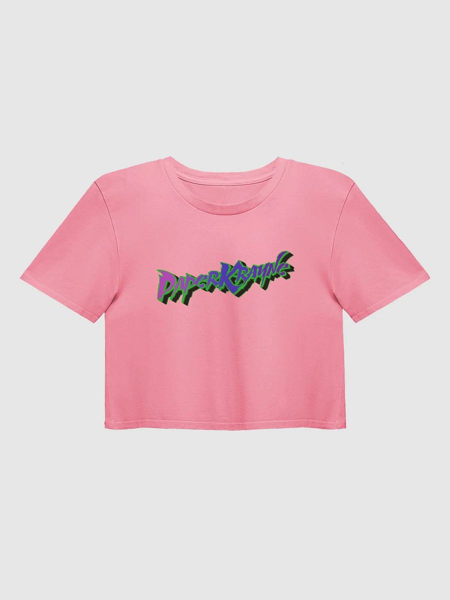 PaperKrayne Vibrant Chaos Crop Top product image (1)