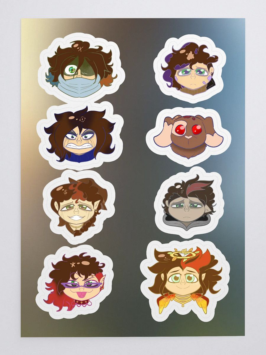THE FIVE STAGES OF GRIEF BUT YOU'RE STILL ALIVE: Sticker Pack product image (3)