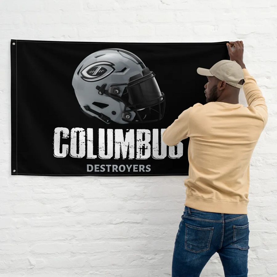 Columbus Destroyers Team Flag product image (11)