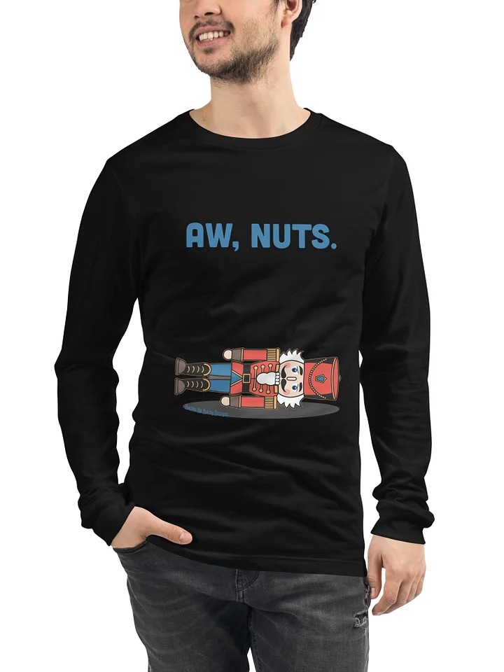 Holiday - Aw, Nuts. Nutcracker on Bella+Canvas Supersoft Long Sleeve product image (1)