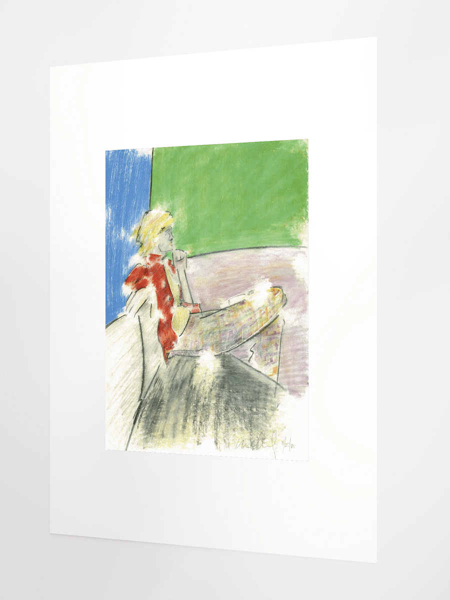 Woman in a Red Shirt 1985 print product image (3)