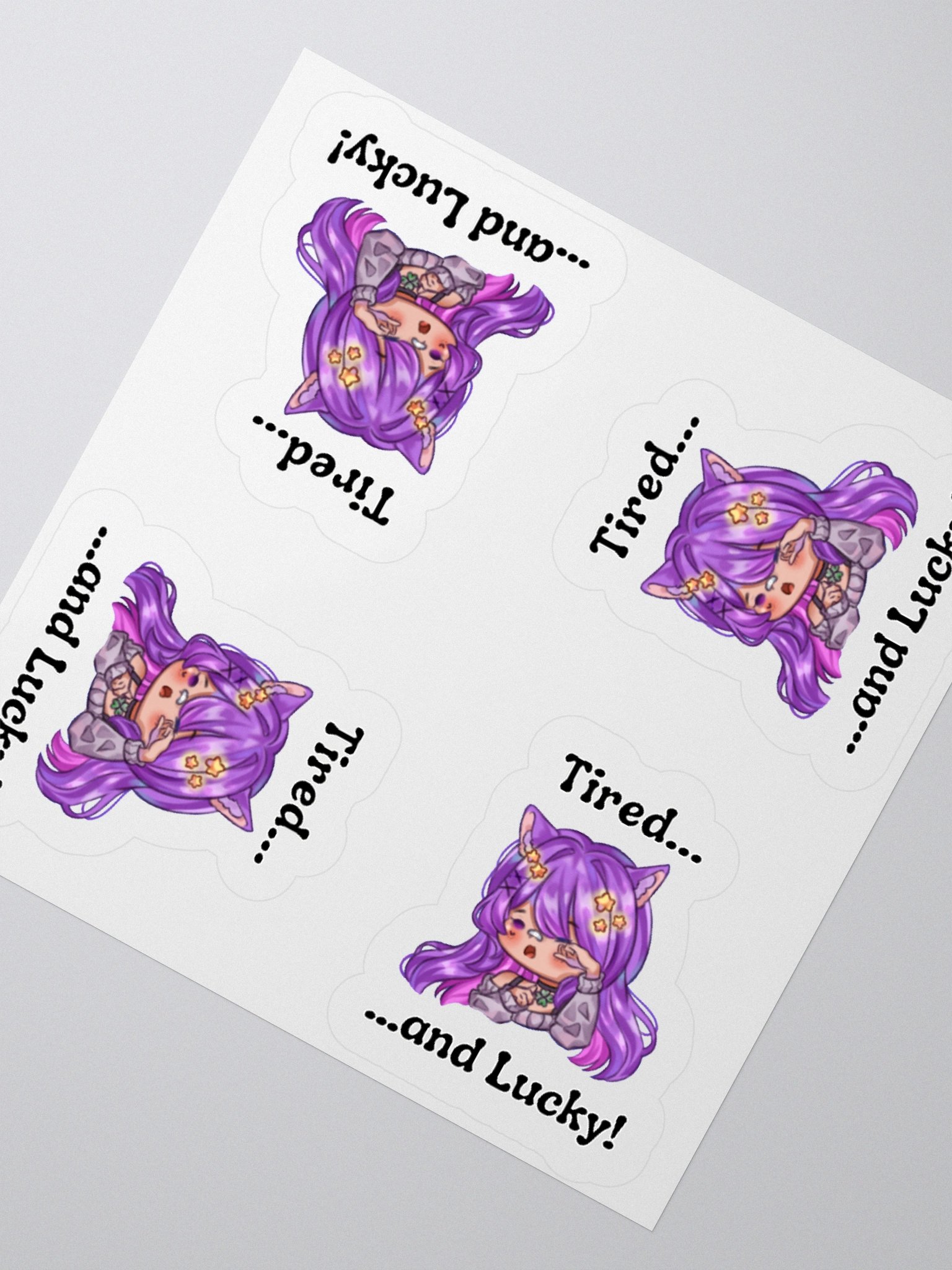 Typically Tired Sticker Set product image (6)