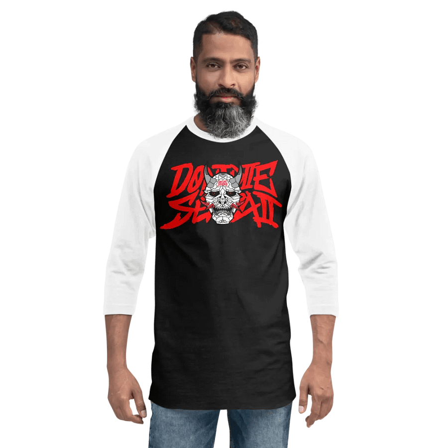 DontDieSenpai Double Logo Raglan Shirt product image (5)