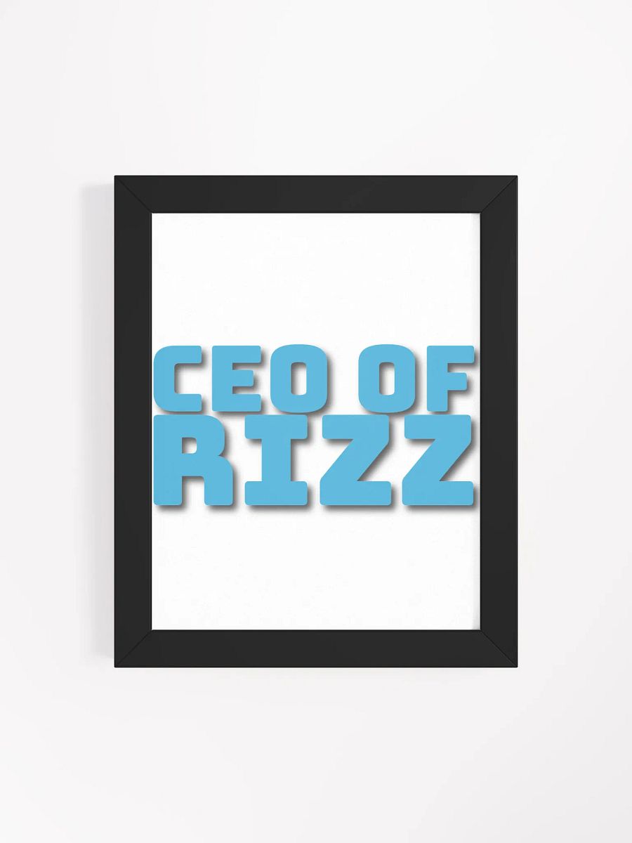 CEO Of Rizz Matte Poster product image (64)