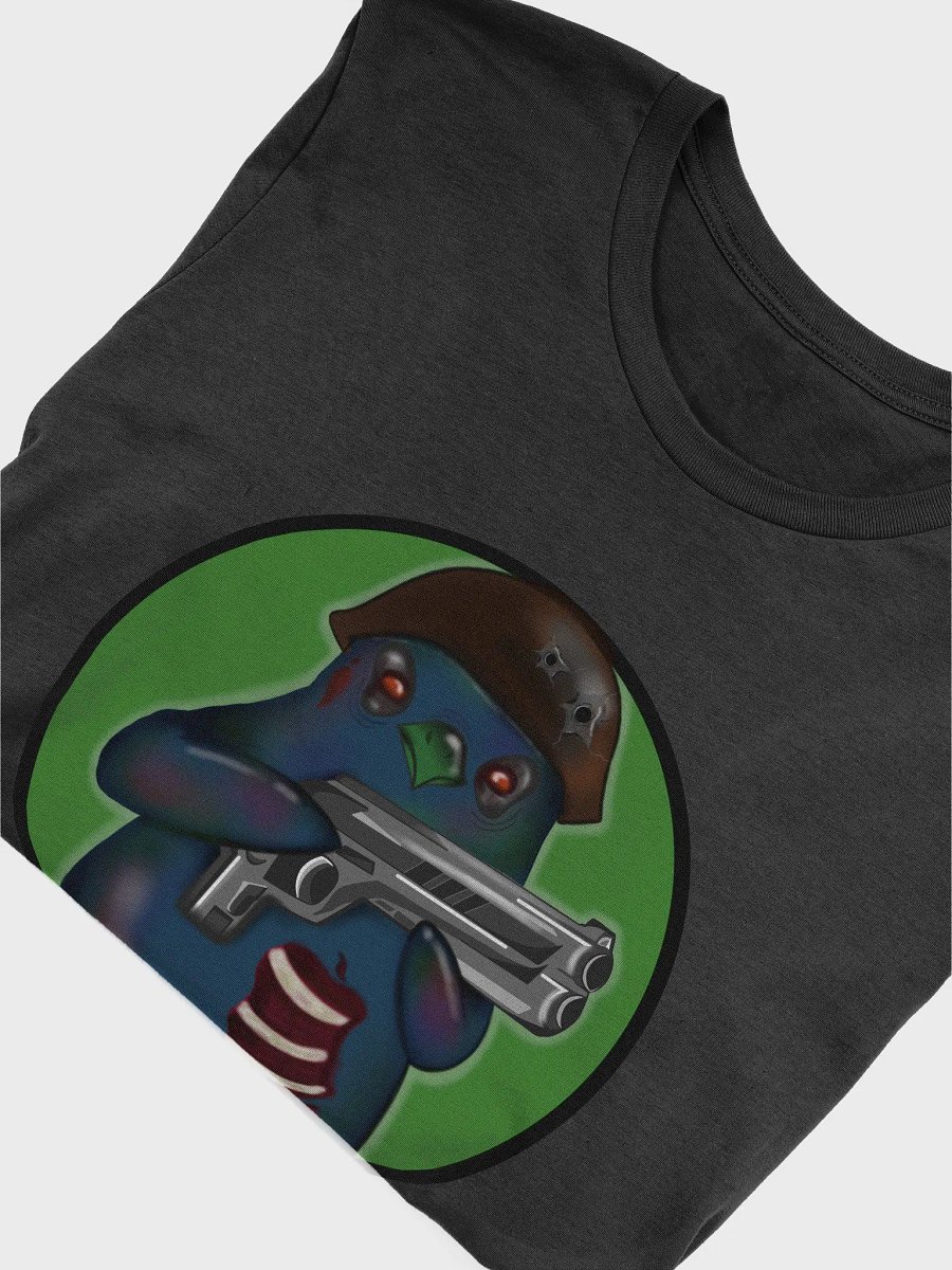 Menacing Bird Gunner T-Shirt Logo Color Green product image (5)