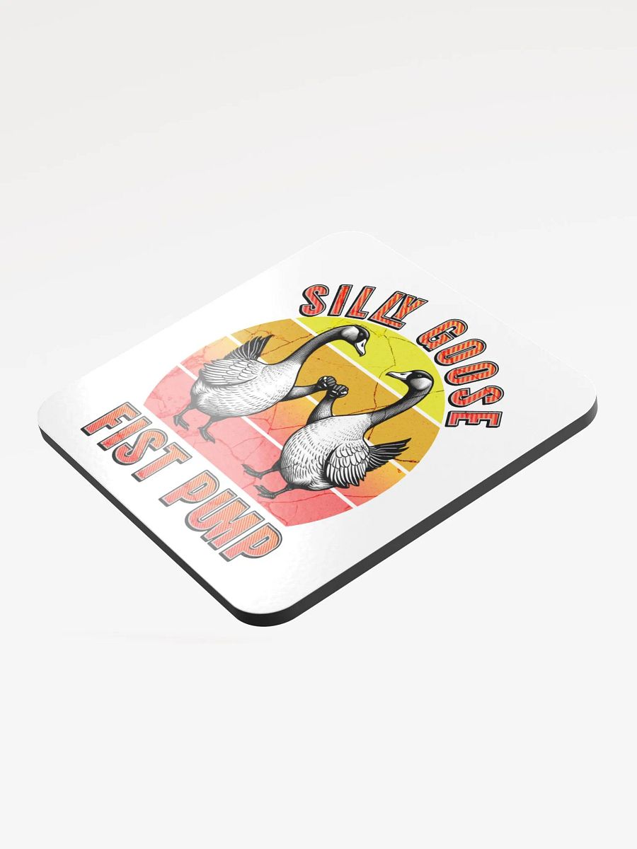 Silly Goose Fist Pump Cork Coaster product image (3)