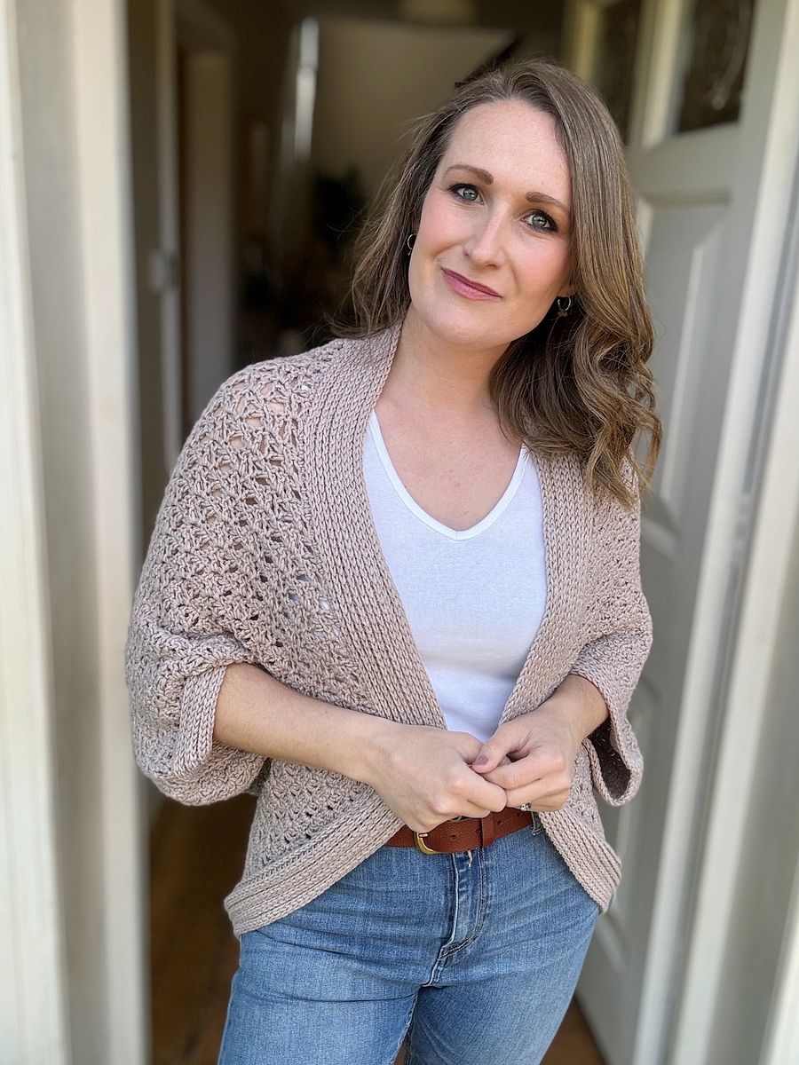 Easy Cocoon Cardigan Crochet Pattern PDF | XS-5XL (30-62" Chest) product image (4)