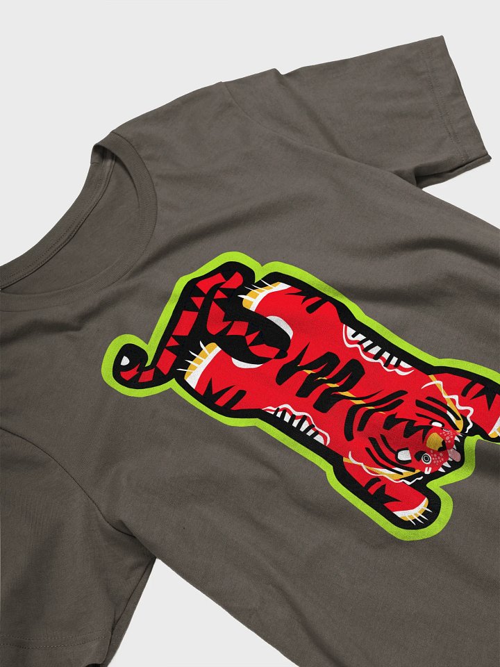Red and Lime Electric Tiger - T-shirt product image (1)