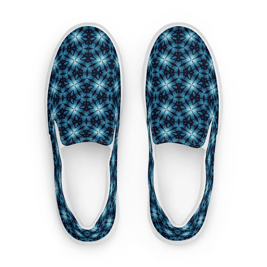 Stellar Blue Men's Canvas Slip-Ons product image (1)