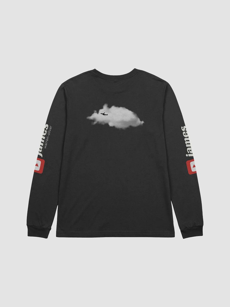 💤 First Class Pyjama Long Sleeve Top (Black) - Two-Tone Blue Tailfin product image (2)