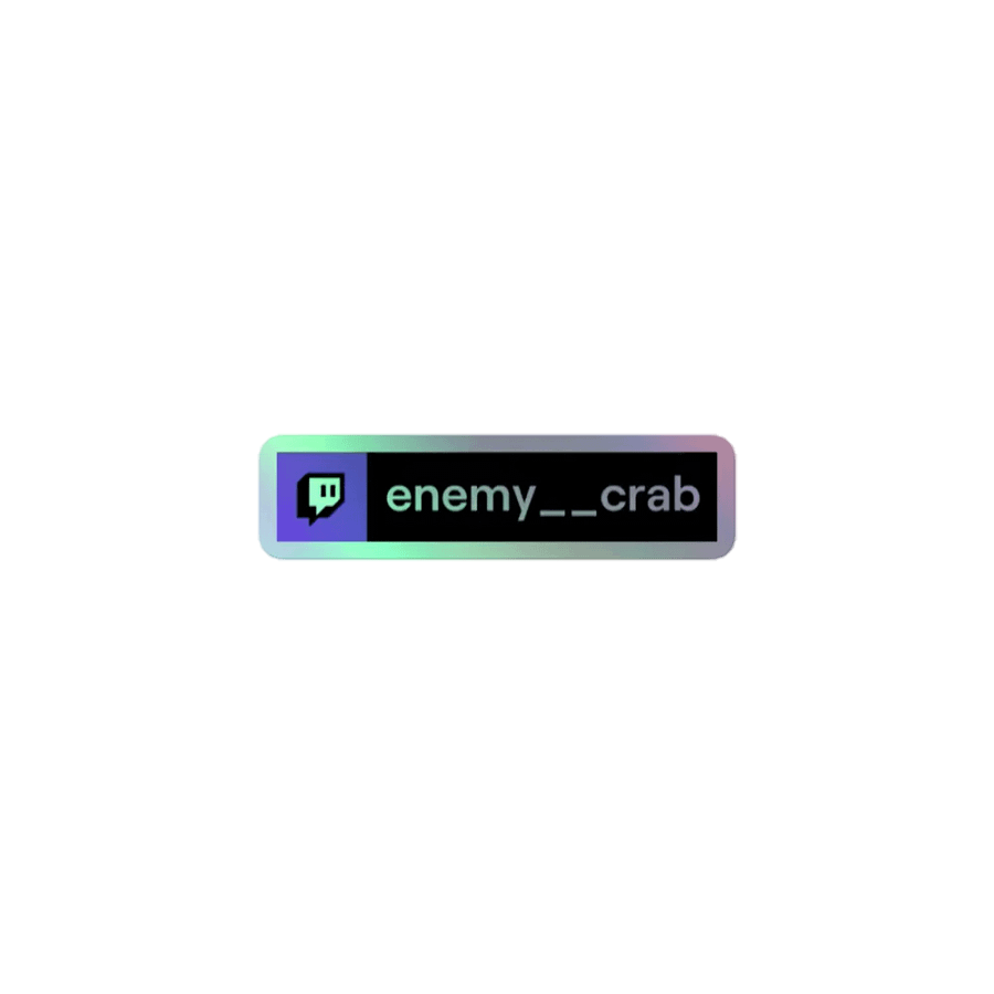 Enemy__Crab Twitch Sticker product image (1)