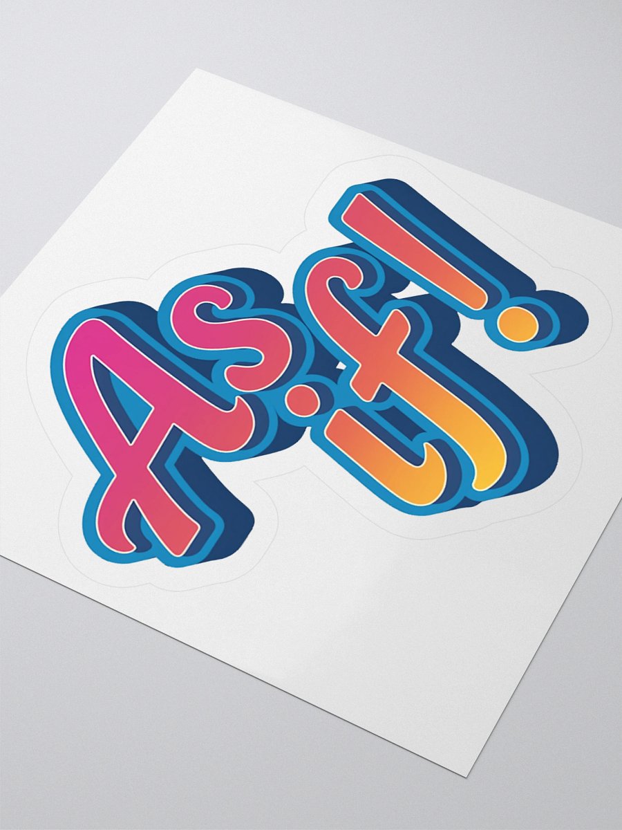 As if! Sticker product image (3)