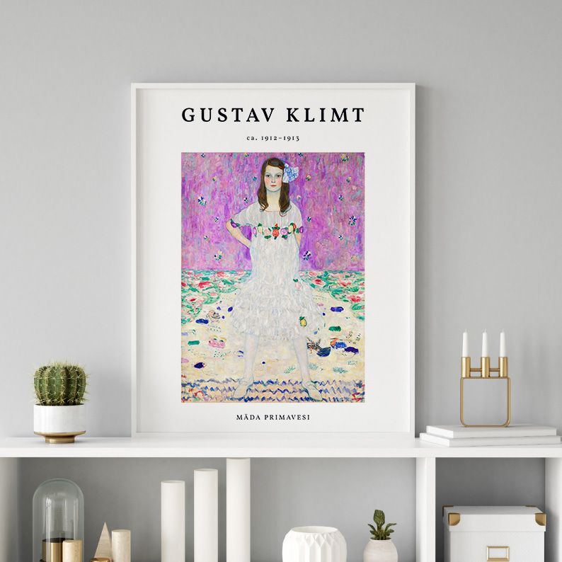 Mada Primavesi by Gustav Klimt Vintage Art Nouveau Poster product image (25)