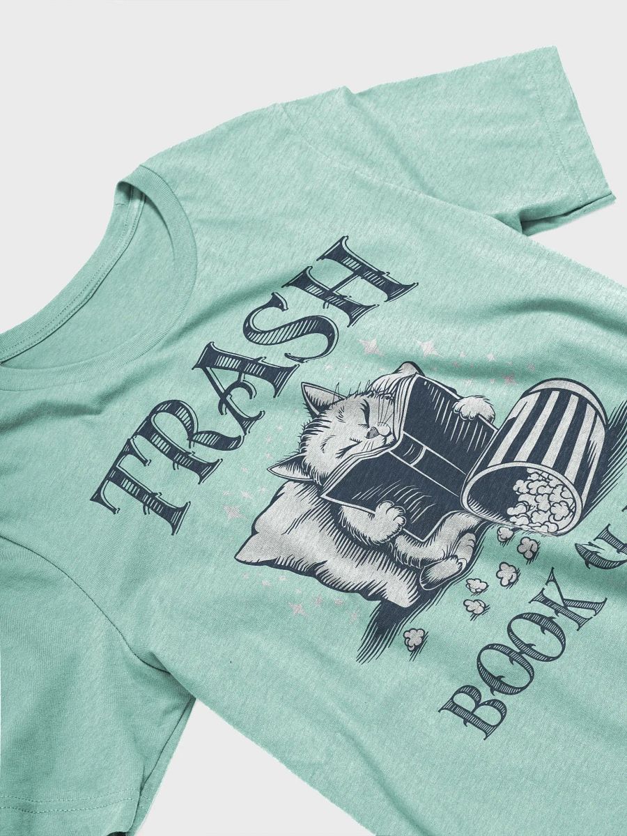 Trashy Book Club Cat T-Shirt product image (4)