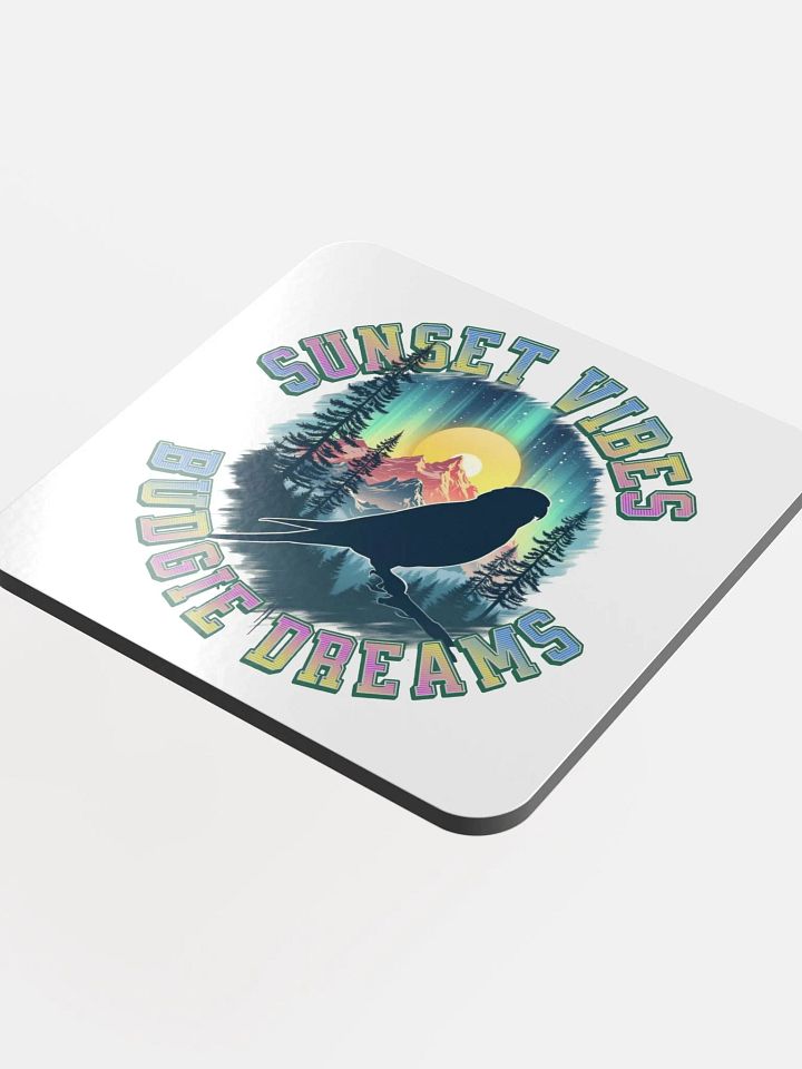 Sunset Vibes Budgie Dreams Coaster Set product image (1)