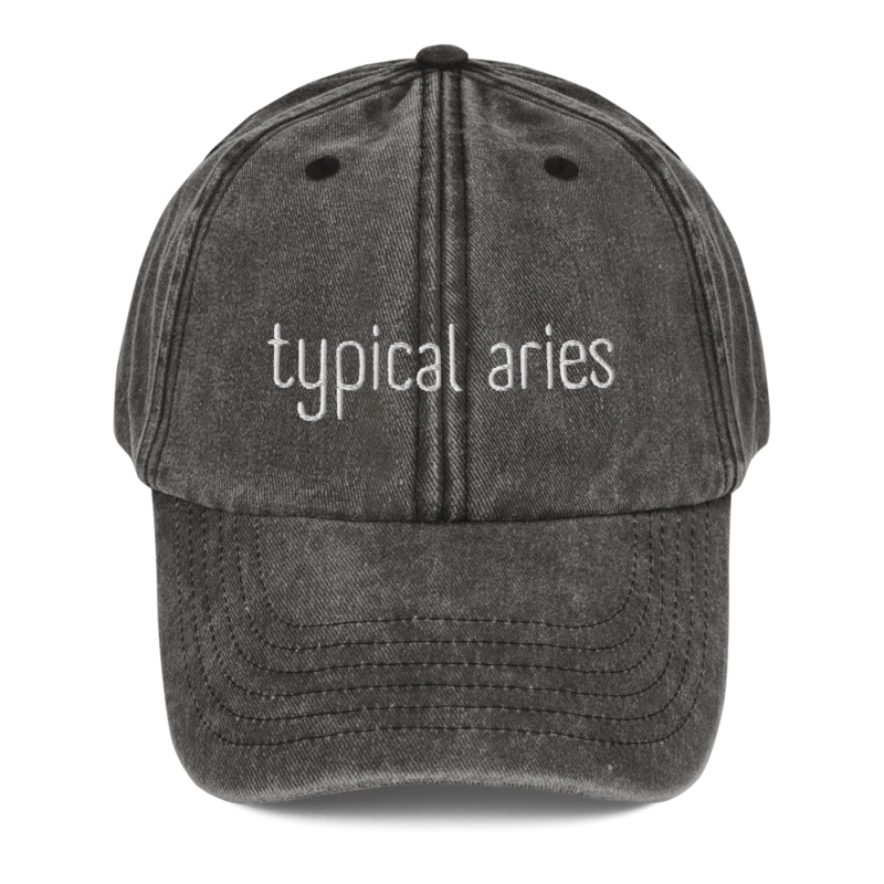 Typical Aries Vintage Wash Dad Hat product image (1)