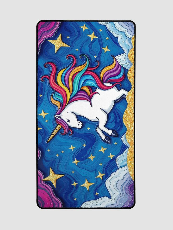 Whimsical Unicorn Magic Desk Mat product image (2)