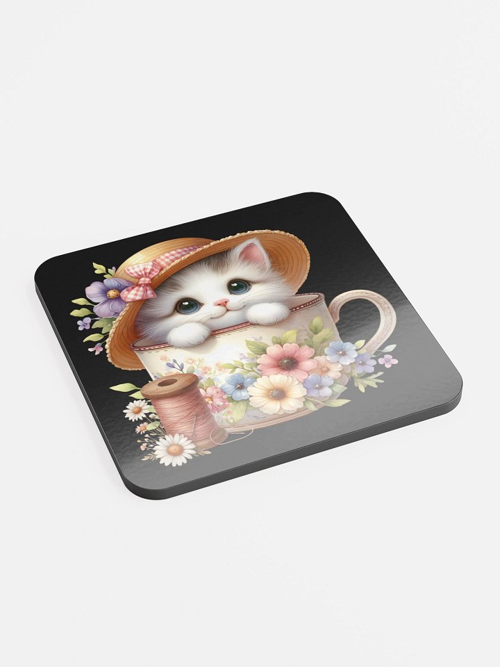 Whimsical Kitty Coaster Set product image (1)