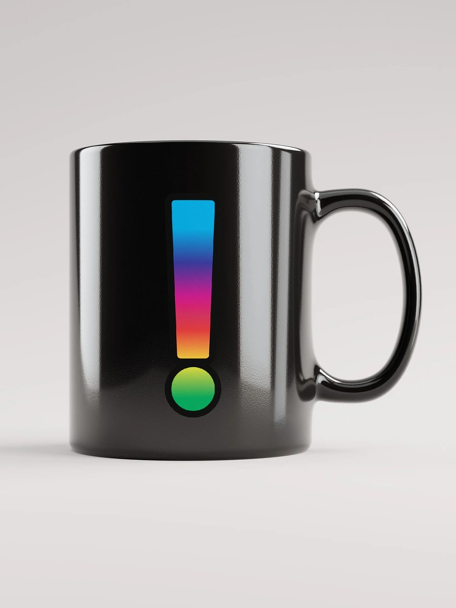 Excited Coffee Mug in Black product image (1)