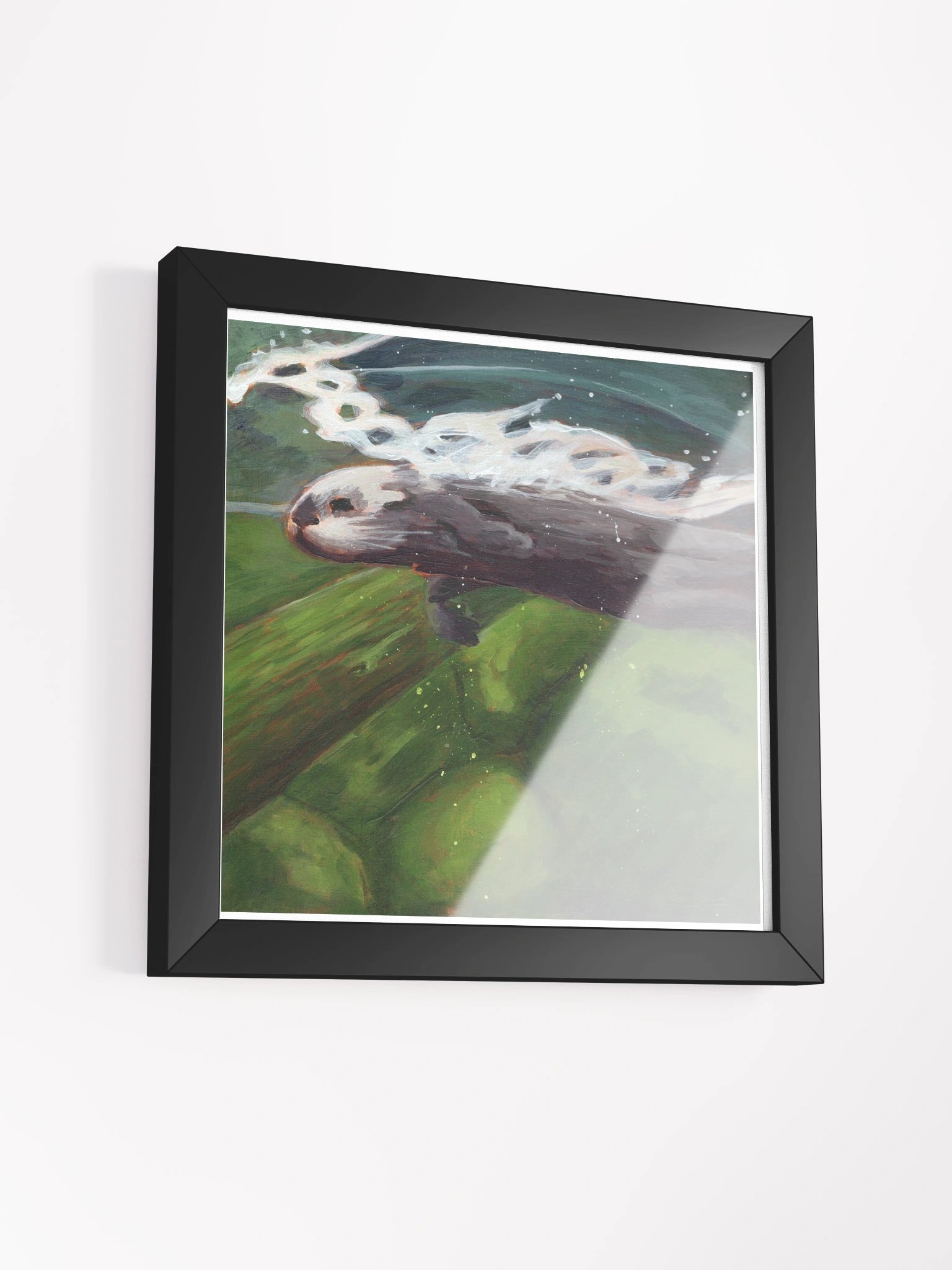 Smooth Glide Otter — Premium Matte Poster product image (8)