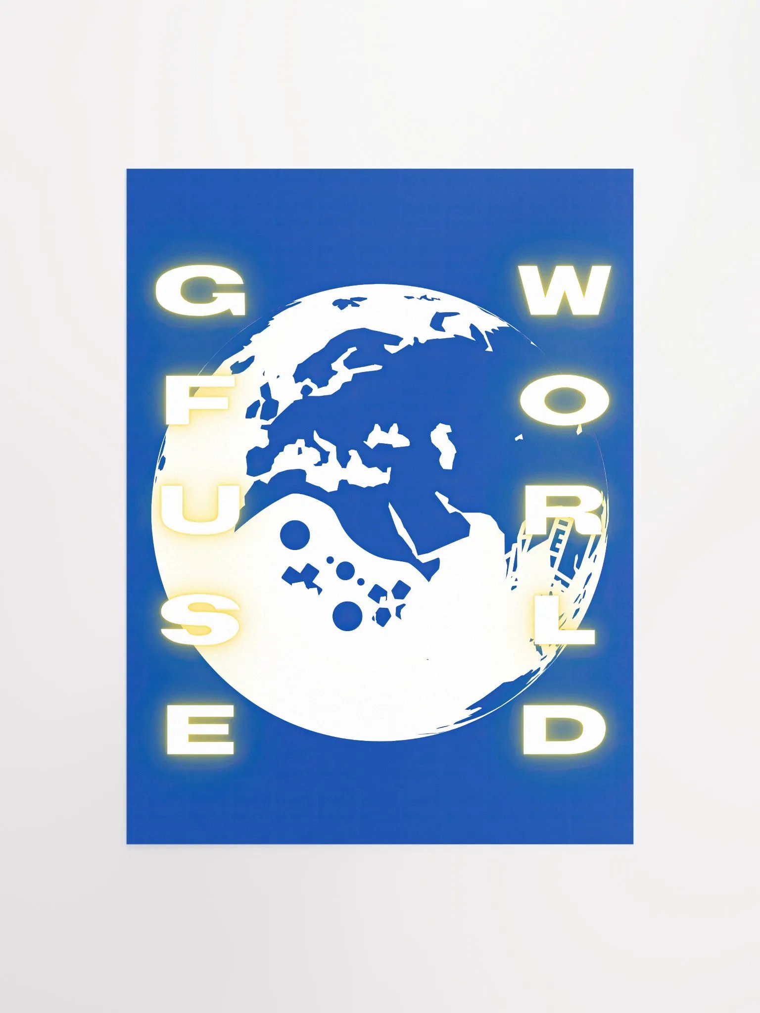 GFuse World Poster | Blue Gold product image (2)