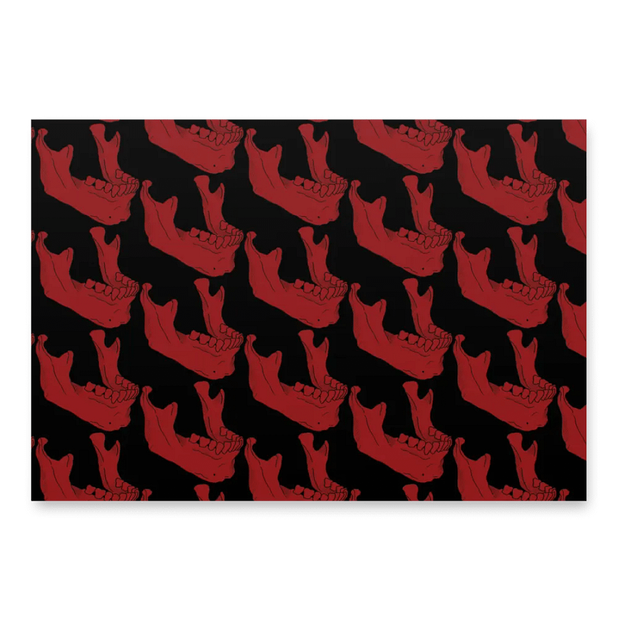 Skulls wrapping paper product image (2)
