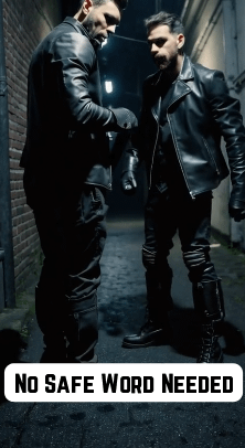 “No safe word needed.” – Downloadable Gay Leather Biker Reaction Loop (MP4) product image (1)