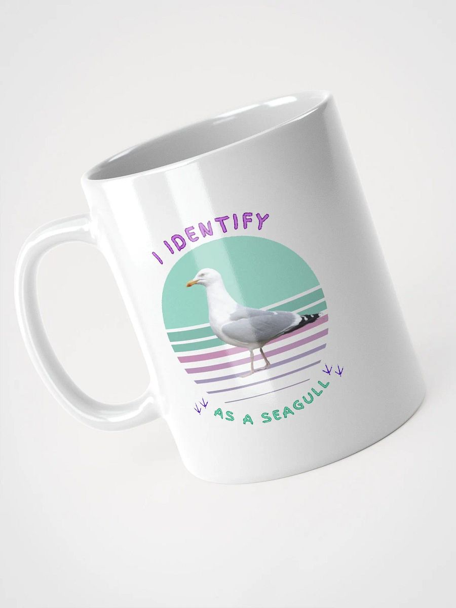 I Identify as a Seagull Gloss White Mug product image (6)