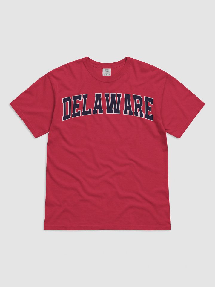 Delaware Vintage Varsity Unisex Garment-Dyed T-shirt product image (22)