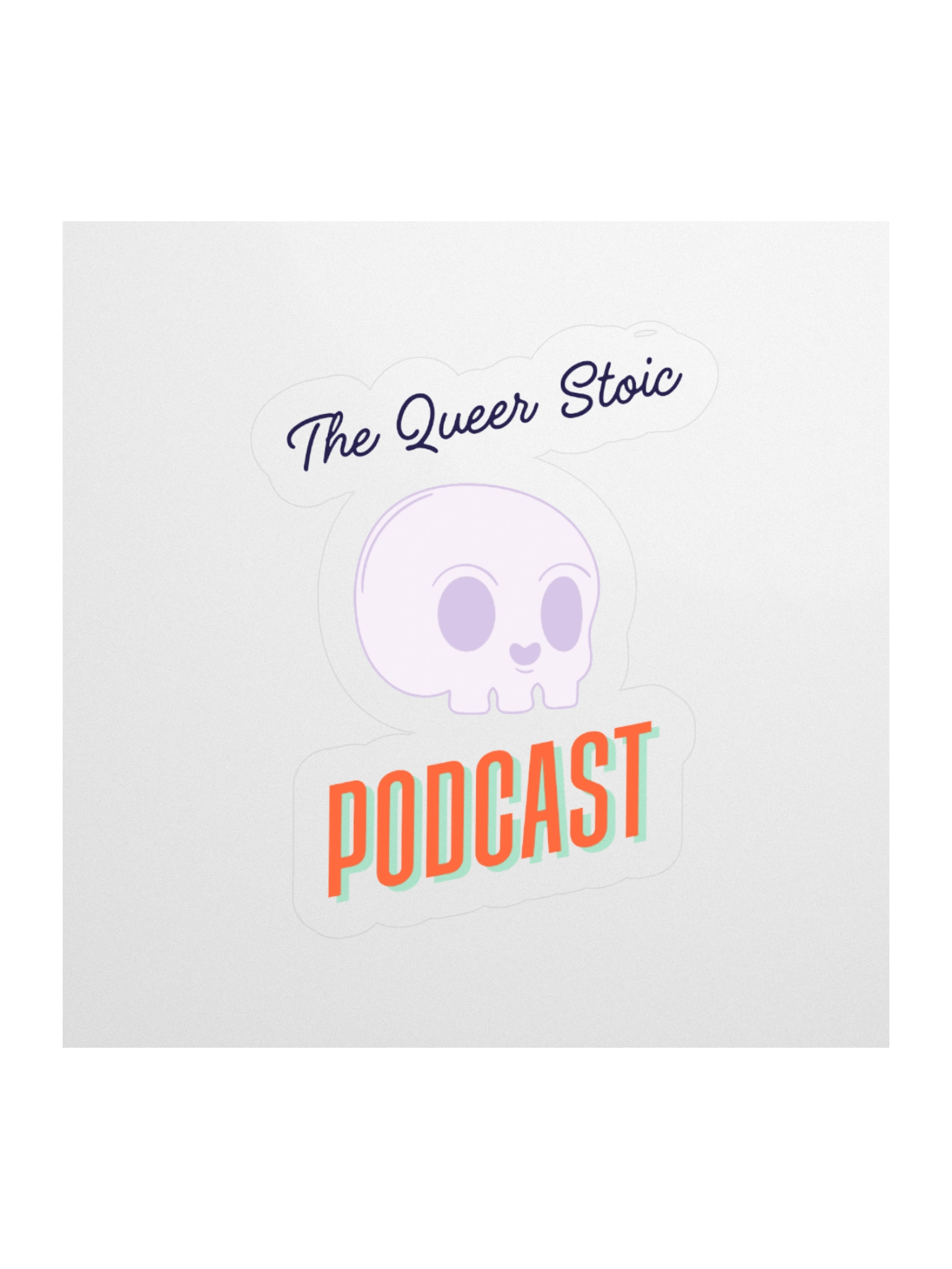 The Queer Stoic Logo Sticker product image (2)
