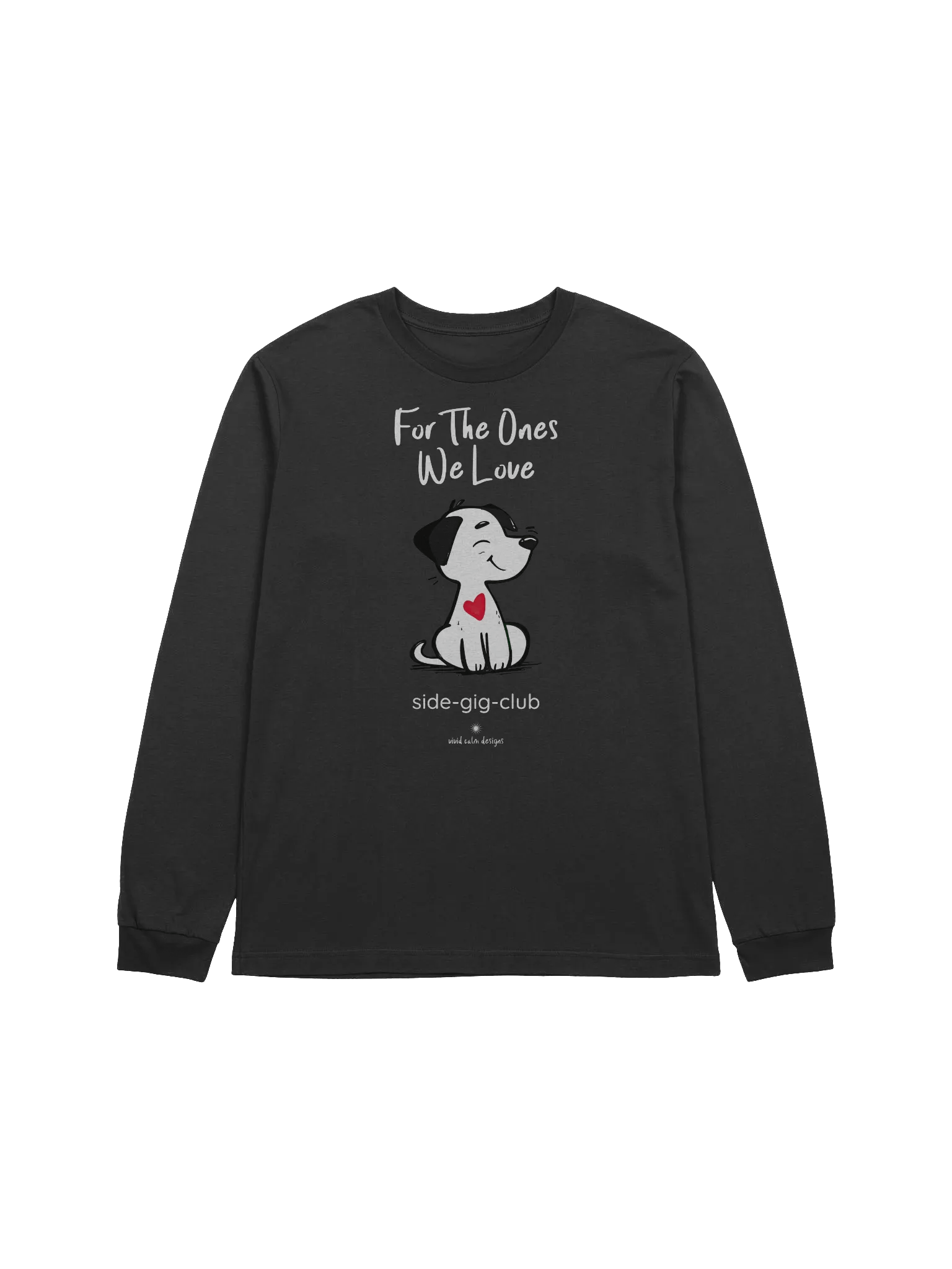 For the Ones We Love: Hustler's Adorable Puppy Edition Long Sleeve Tee product image (2)