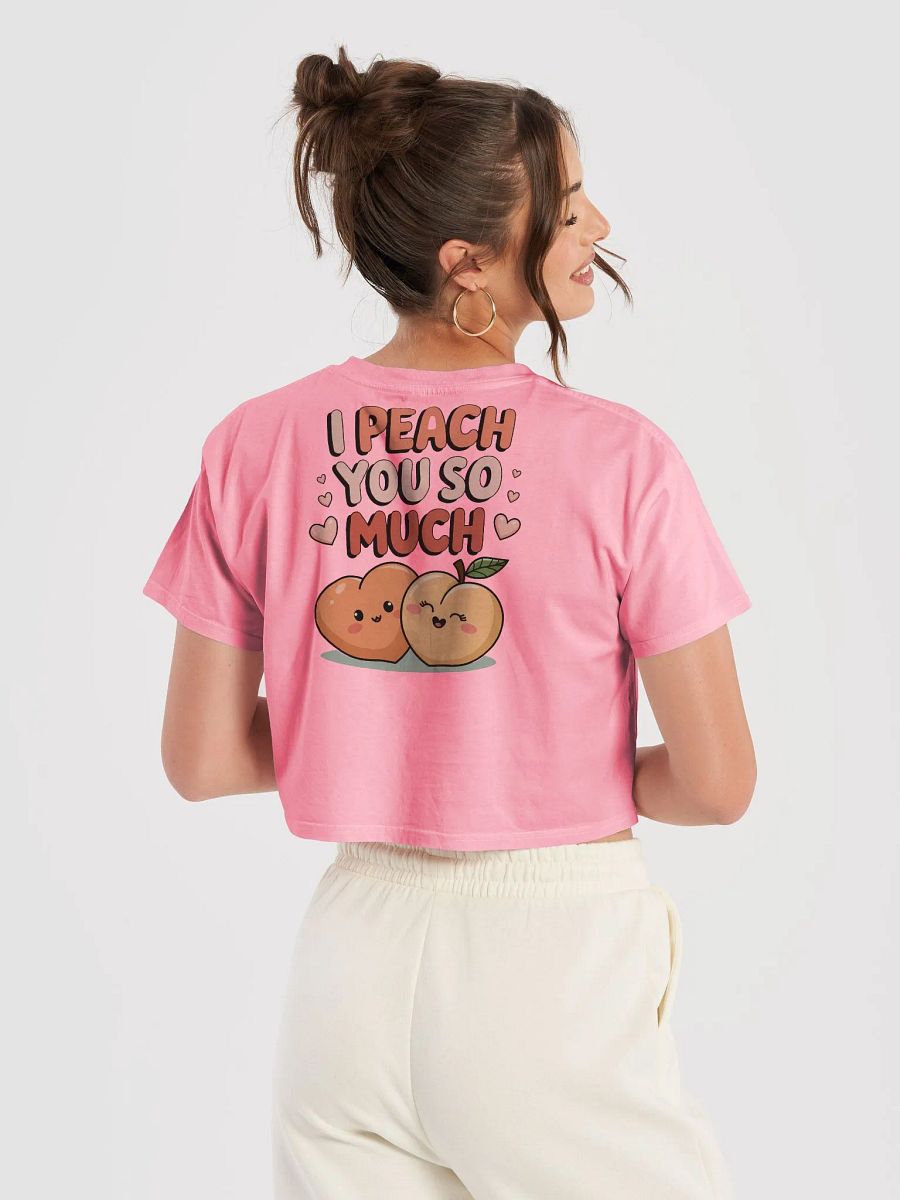 I Peach You So Much Valentines Women's Crop Top product image (54)