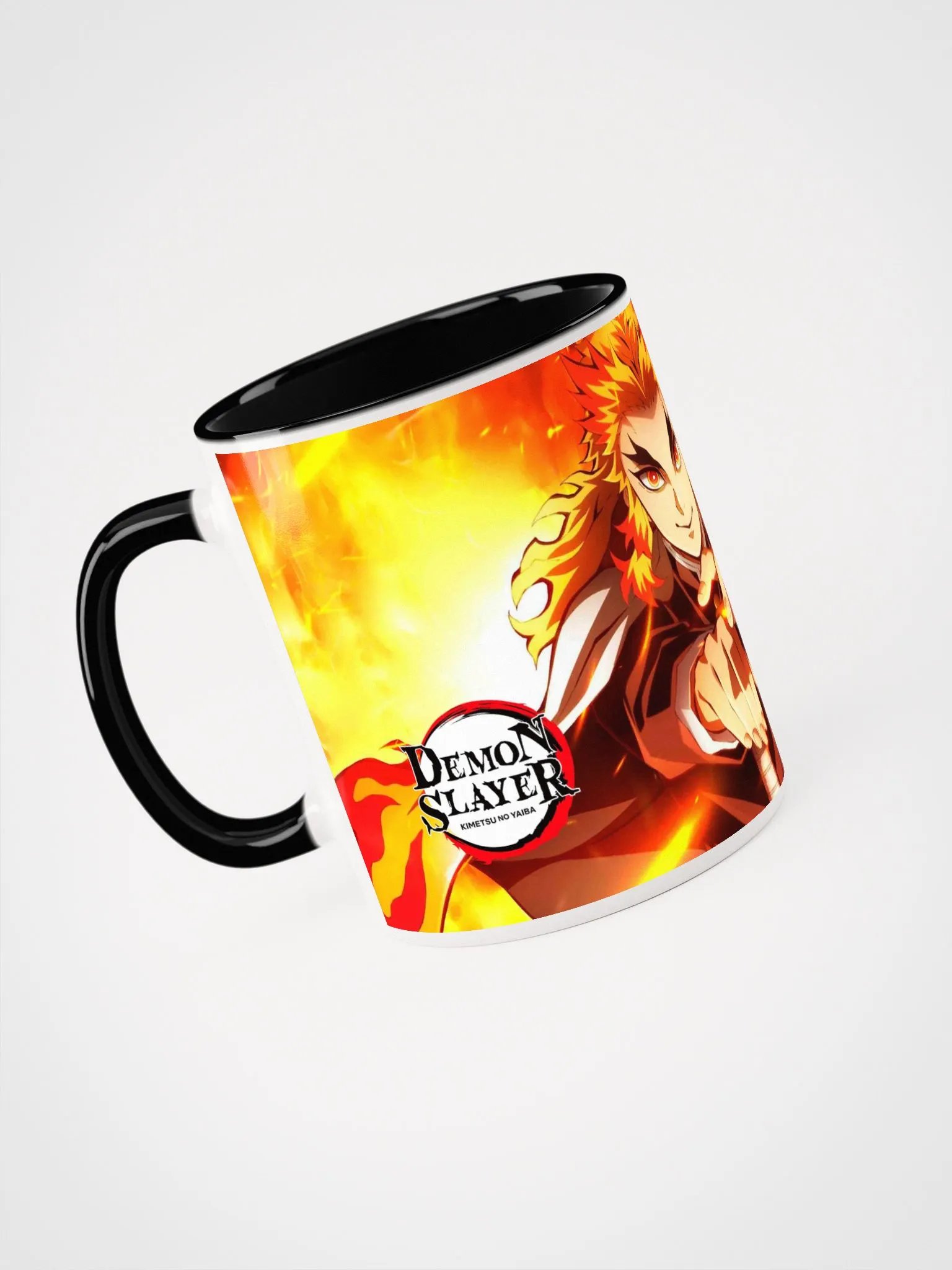 Flaming Demon Slayer Ceramic Mug - Premium Anime-Inspired Coffee Mug product image (3)