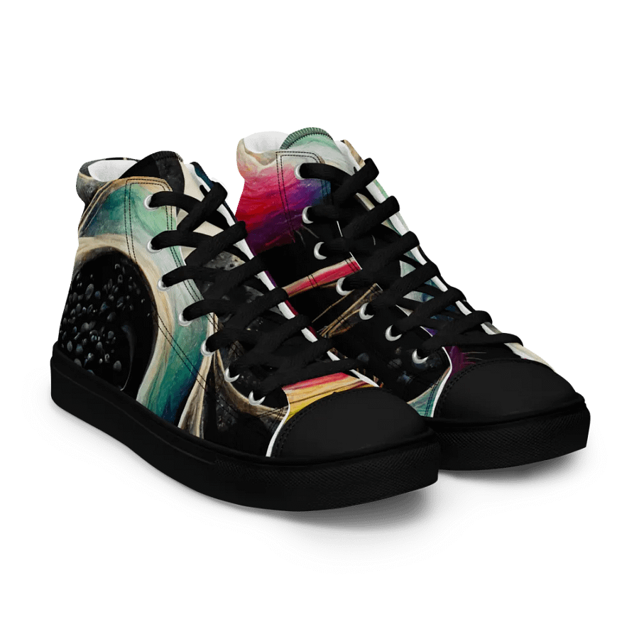 Retro Chic: Handmade Women's High Tops product image (8)