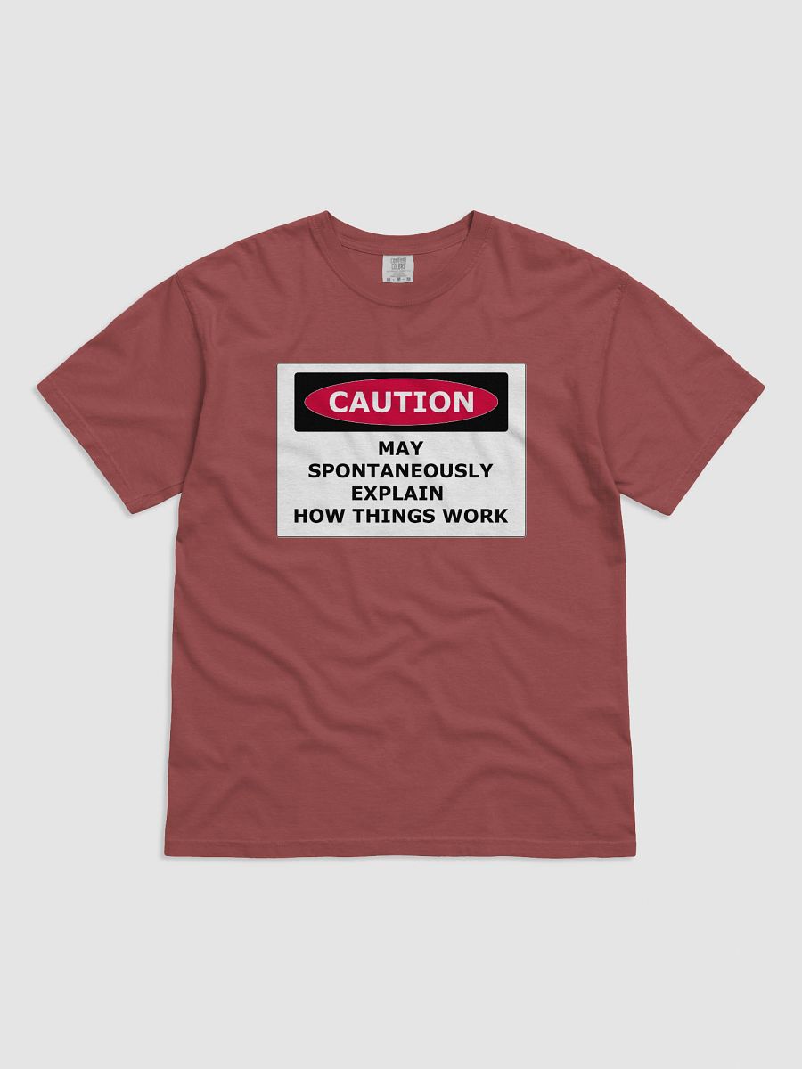 CAUTION spontaneous T-shirt product image (3)