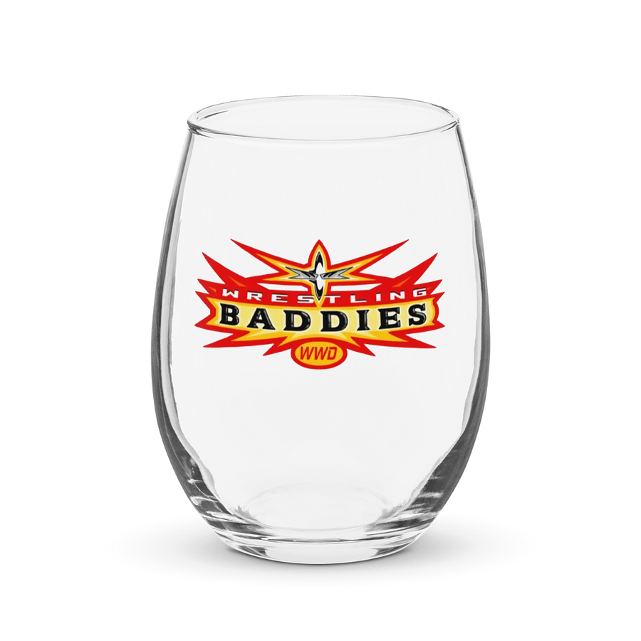 Wrestling Baddies Meet Nitro Wine Glass product image (1)