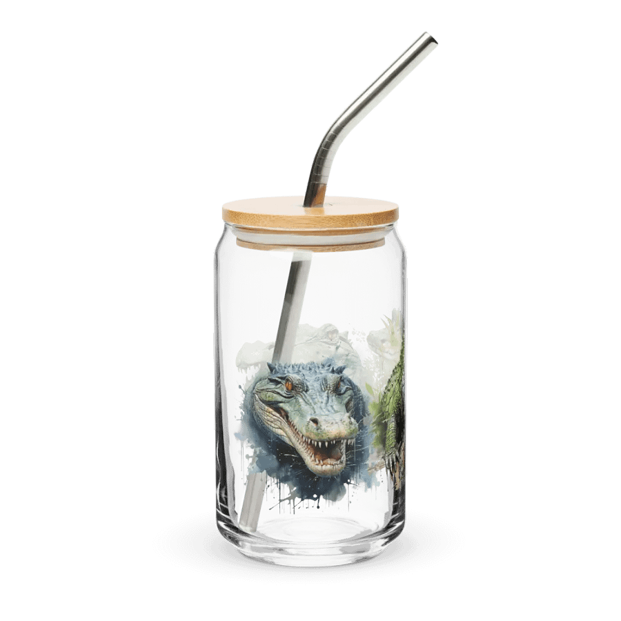 Alligator Can Shaped Glass product image (4)