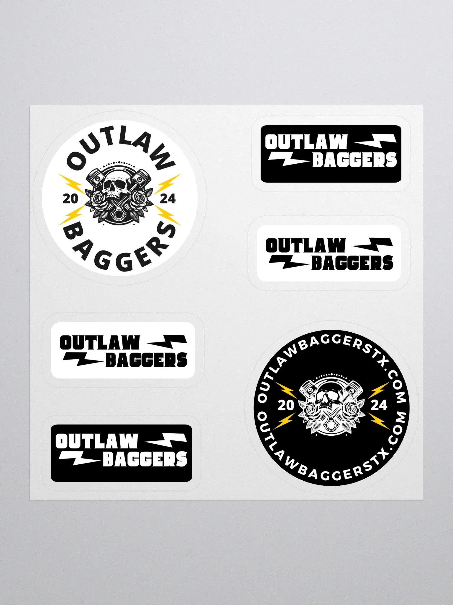 Outlaw Baggers Sticker Pack #1 product image (1)