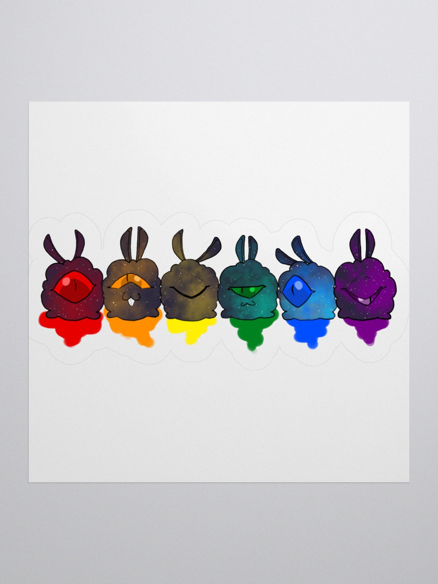 Starfluff Pride Sticker product image (1)